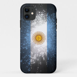 Coque Case-Mate Pour iPhone Feu d'artifice de drapeau de l'Argentine