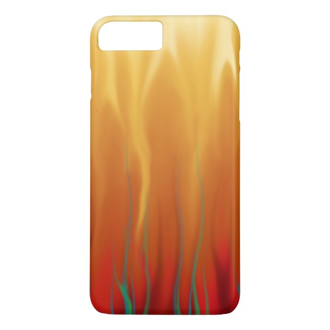 Coques Case-Mate iPhone Feu - Flammes simulées Art abstrait (Dos)