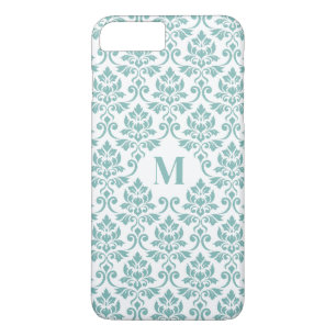 Case-Mate iPhone Case Feuille Damask Motif Turquoise (personnalisé)