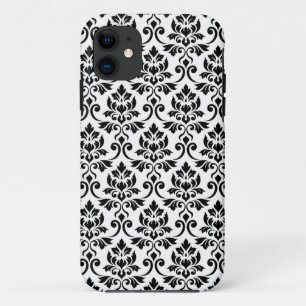 Etui iPhone Case-Mate Feuille Damask Patte Noir