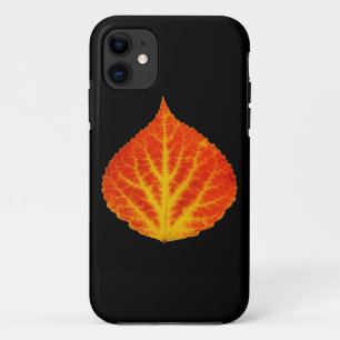 Coques Pour iPhone Feuille d'Aspen rouge et jaune #10