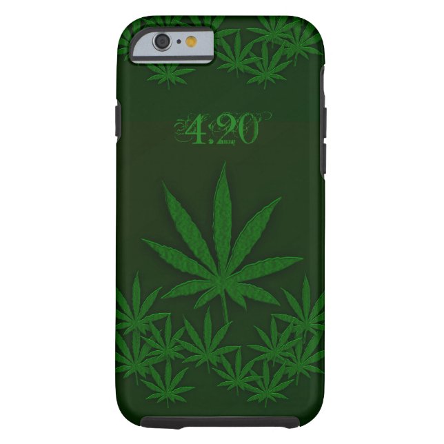 Coques Case-Mate iPhone Feuille de mauvaises herbes (Dos)