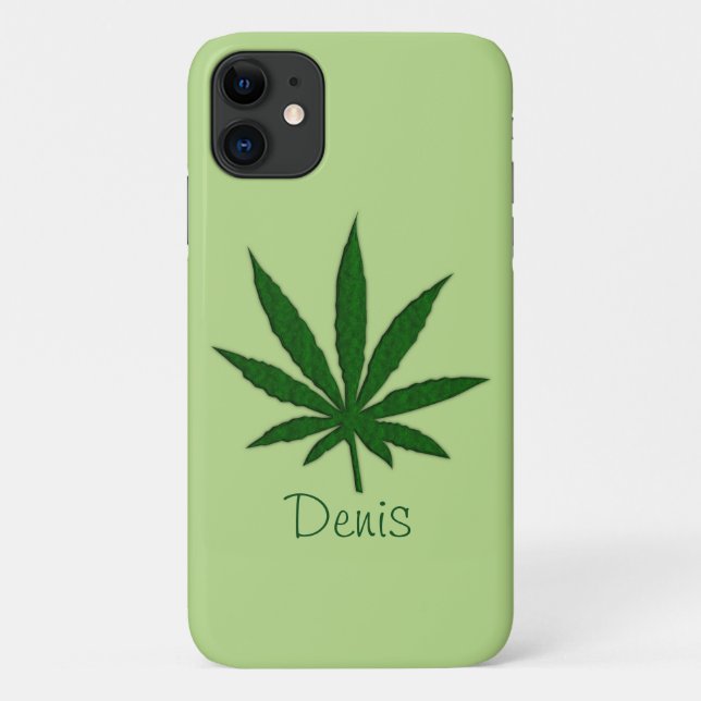 Coques Case-Mate iPhone Feuille de mauvaises herbes (Dos)