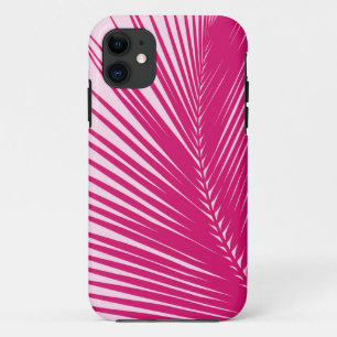 Coque Case-Mate Pour iPhone Feuille de palmier - rose magenta