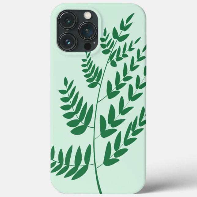 Coques Case-Mate iPhone Feuille de plante verte (Verso)