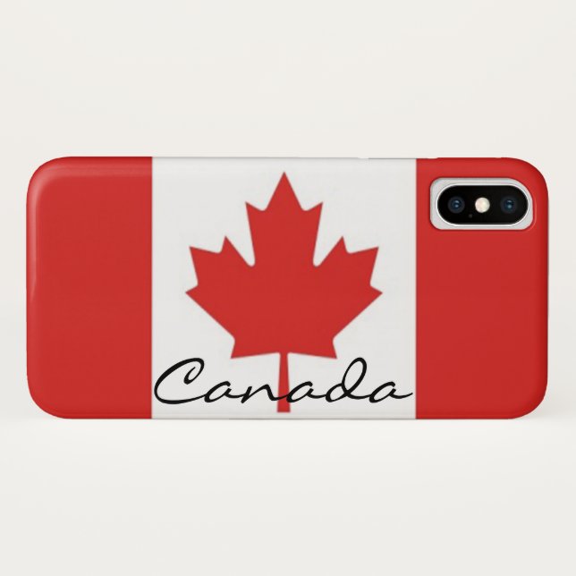 Coques Case-Mate iPhone Feuille d'érable canadienne (Dos (Horizontal))