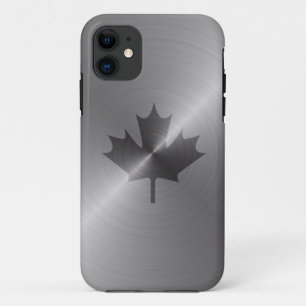 Case-Mate iPhone Case Feuille d'érable de platine du Canada