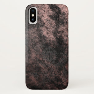 Case-Mate iPhone Case Feuille d'or rose de cool et motif grunge noir