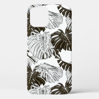 Feuille Monstera motif continu