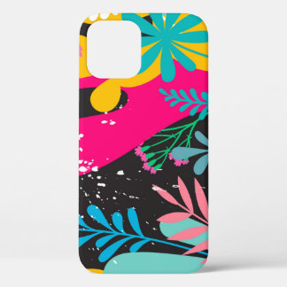 Case-Mate iPhone Case Feuilles Abstraits : Élégant Motif sans faille