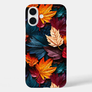 Coques iPhone 16 Plus Feuilles automnales