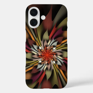 Coque Pour iPhone 16 Feuilles couleur Paintbox Automne Abstrait