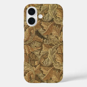 Coques iPhone 16 Feuilles d'acanthe par William Morris, textile