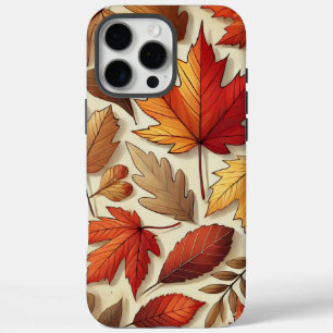 Coques iPhone 16 Pro Max feuilles d'automne classiques