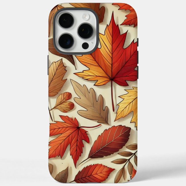 Coques Case-Mate iPhone feuilles d'automne classiques (Verso)