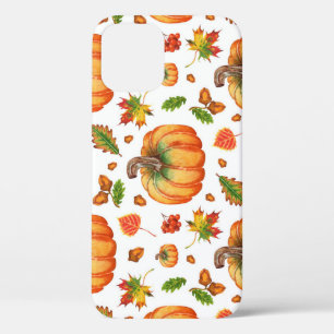 Case-Mate iPhone Case Feuilles d'automne, glands : motif d'aquarelle.