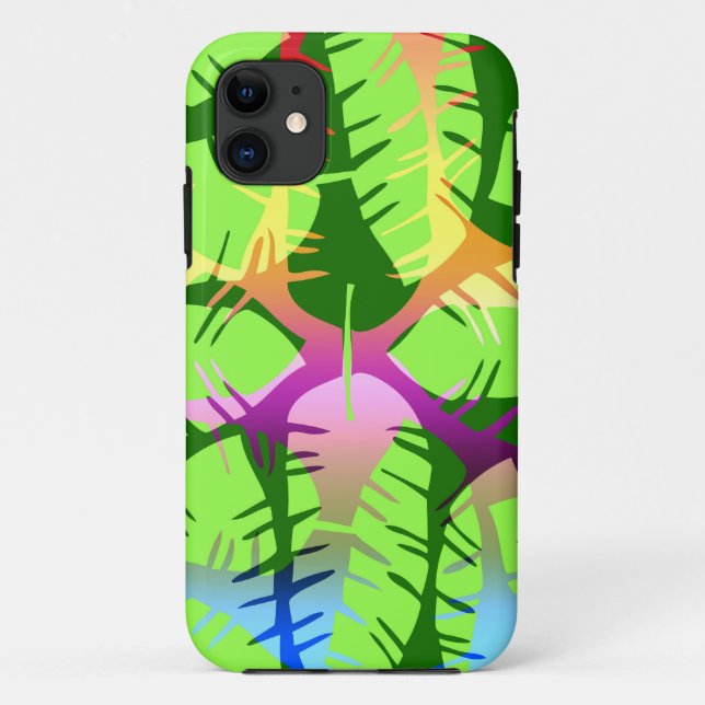 COQUES Case-Mate iPhone FEUILLES DE BANANE ABSTRAITE BOTANIQUE (Dos)