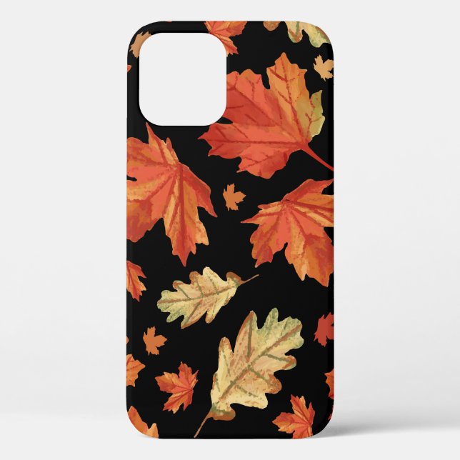 Coques Case-Mate iPhone Feuilles de l'érable d'automne Thanksgiving Motif (Verso)