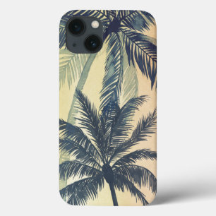 iPhone 13 Case Feuilles de palmiers tropicaux