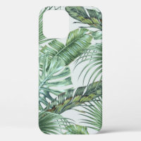 Feuilles de palmiers tropicaux, monstère, feuille