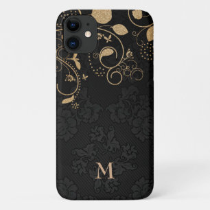 Case-Mate iPhone Case Feuilles de Parties scintillant d'or