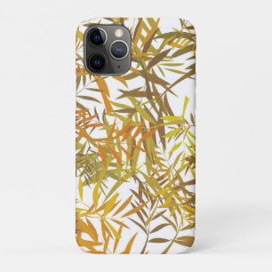 Case-Mate iPhone Case Feuilles de saule dorées, bronze et brunes