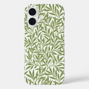 Coque Pour iPhone 16 Feuilles de saule victoriennes vintage par William