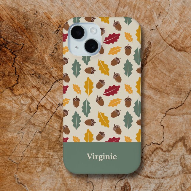 Coques Case-Mate iPhone Feuilles d'maïs et d'automne (Acorn & Fall Leaves Phone Case)