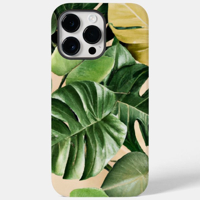 Coques Case-Mate iPhone Feuilles florales/hawaïennes/tropicales (Verso)