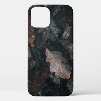 Case-Mate iPhone Case Feuilles grises et brunes