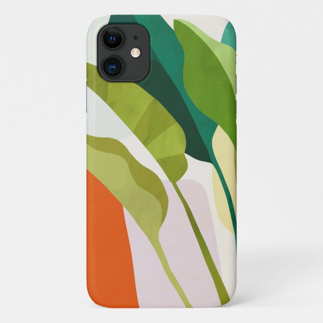 Coques Case-Mate iPhone Feuilles tropicaux (Dos)