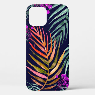 Case-Mate iPhone Case Feuilles tropicaux. Aquarelle feuilles d'un arbre,