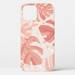 Case-Mate iPhone Case Feuilles tropicaux : motif vintage à main.