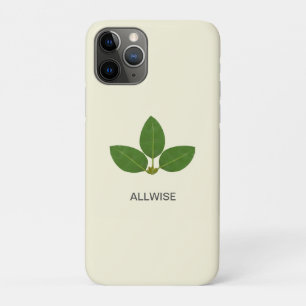 Case-Mate iPhone Case Feuilles verts modernes sur l'ivoire