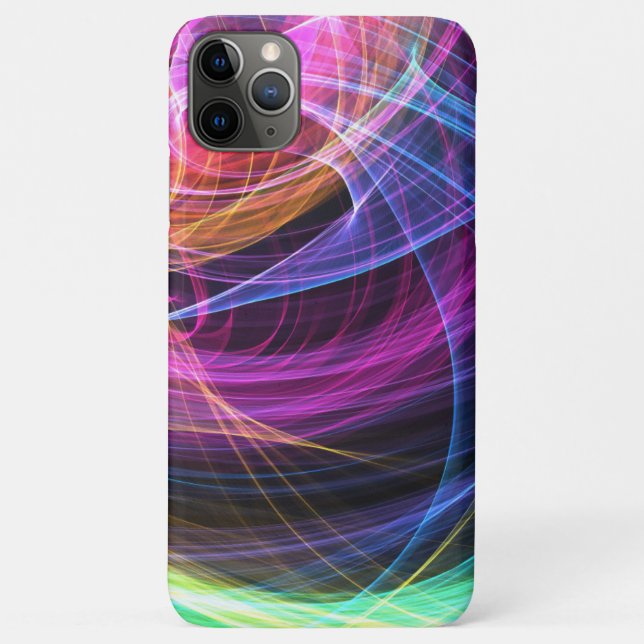 Coques Case-Mate iPhone Feux Abstraits arc-en-ciel vortex (Dos)