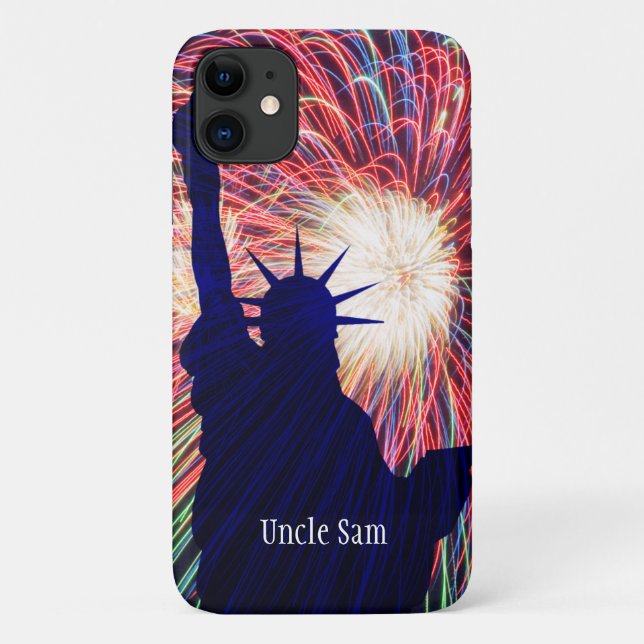 Coques Case-Mate iPhone Feux d'4 juillet personnalisés (Dos)