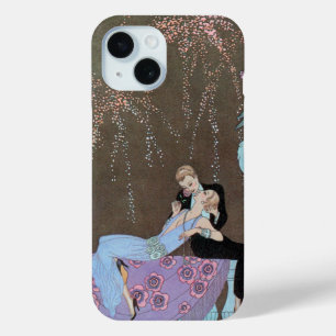 Coque Pour iPhone 15 Feux d'artifice Art Déco vintage Le Feu, George Ba