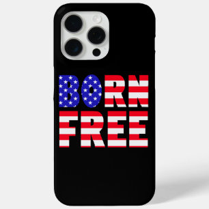 Coque iPhone 15 Pro Max Fier Américain Né Libre Amateurs De Liberté Indépe