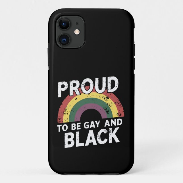 Coques Case-Mate iPhone Fier D'Être Gay Et Black Pride Mois 2025 (Dos)