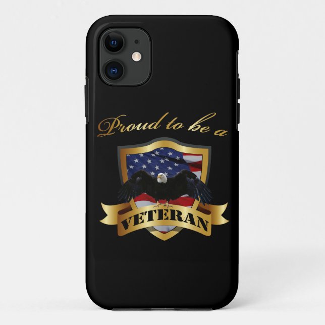 Coques Case-Mate iPhone Fier d'être un vétéran (Dos)