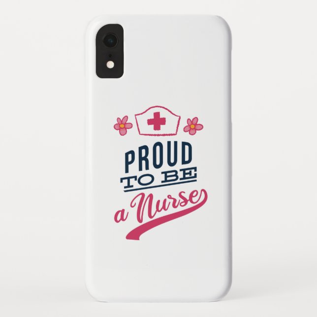 Coques Case-Mate iPhone Fier d'être une infirmière (Dos)