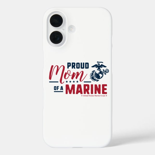 Coques Case-Mate iPhone Fier maman d'un marin - Couleur (Verso)