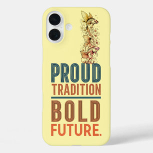Coques iPhone 16 Plus Fière Tradition, audacieux Futur Poisson Conceptio