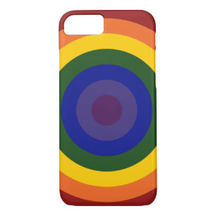 Coque iPhone 8/7 Fierté de la boudine LGBT d'arc-en-ciel