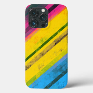 Case-Mate iPhone Case Fierté égalité Pan drapeau Grunge Stripes LGBTQIA