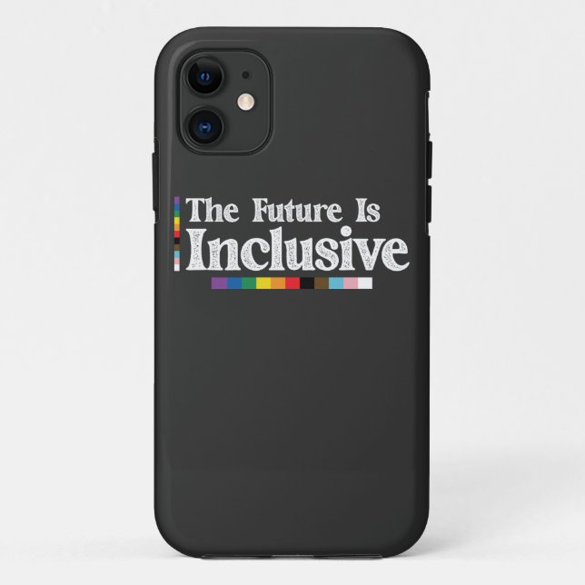 Coques Case-Mate iPhone Fierté LGBT L'Avenir Est Inclusif Gay Lesbian (Dos)