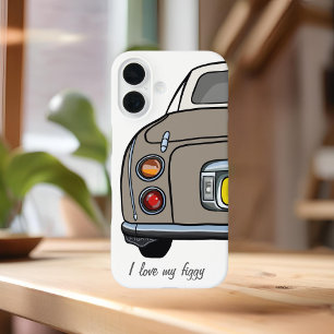 Coque Pour iPhone 16 Figarations Topaz Mist Figaro Car Nom Personnalisé