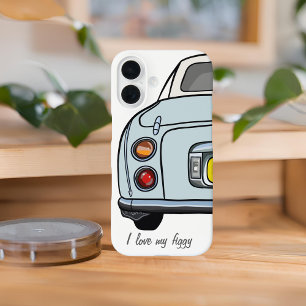 Coque Pour iPhone 16 Figaro Nom Pale Aqua Figaro Car Cute