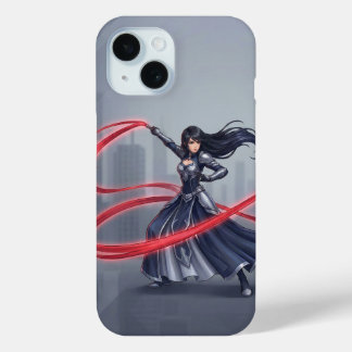 Coque Pour iPhone 15 Fille Anime