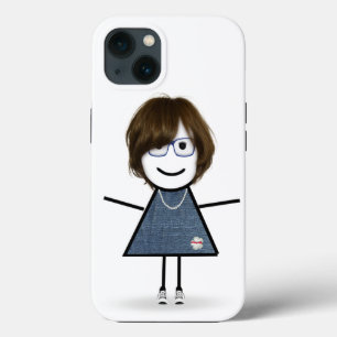 Case-Mate iPhone Case Fille Bâton en Baskets avec Cheveux